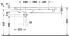 Duravit P3 Comforts 2333120000 Раковина мебельная
