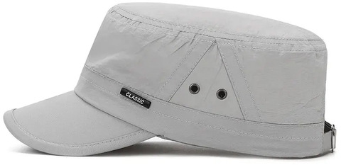 Картинка кепка Skully Wear YSM-855 light grey - 5