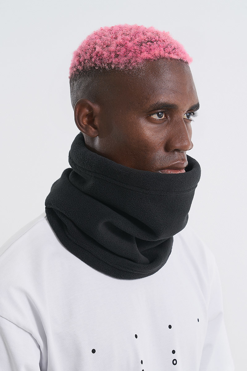 Шарф-труба из флиса Cool Zone black - 8