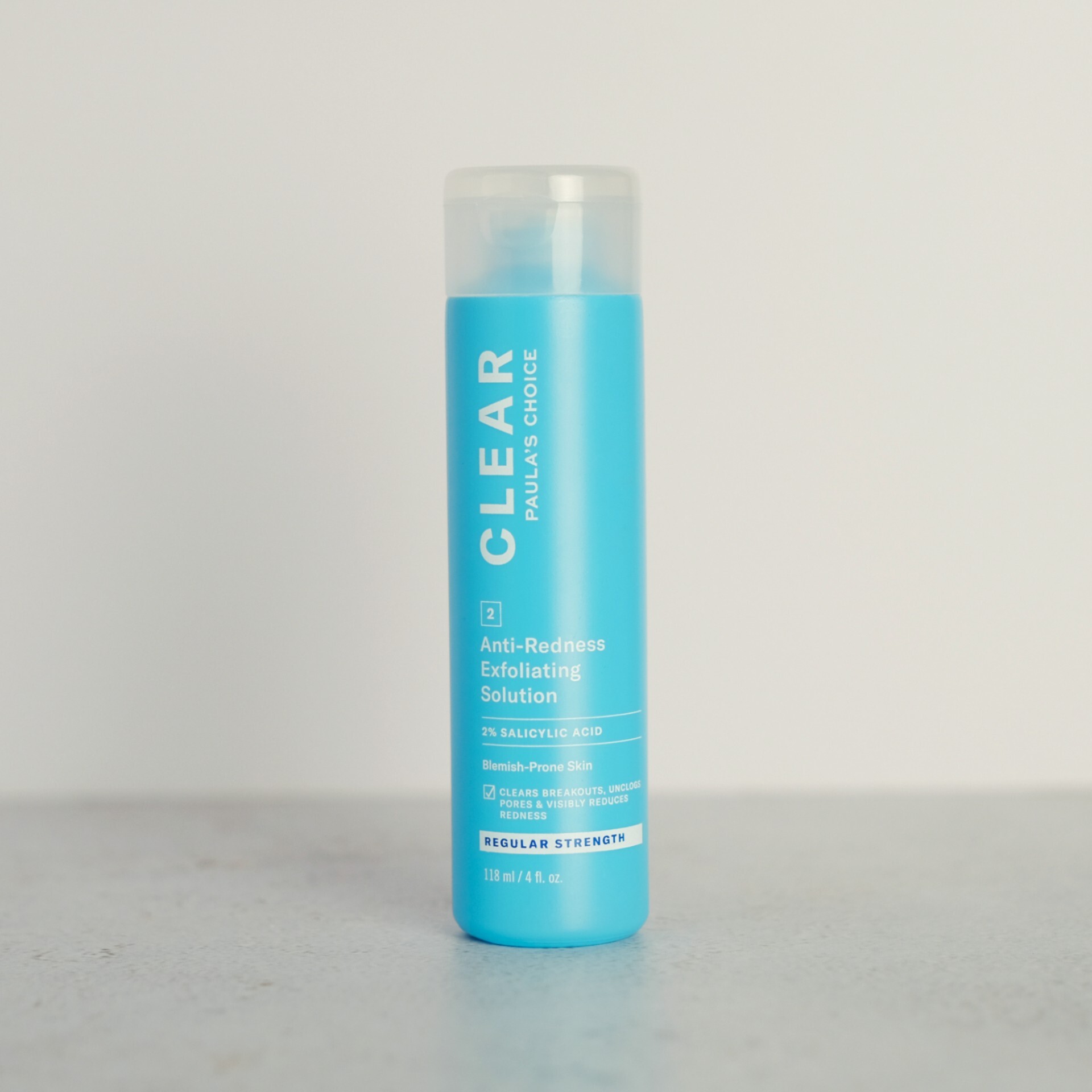 Ежедневный эксфолиант с 2% ВНА для лечения акне Clear Regular Strenght Anti-Redness Exfoliating Solution, 118мл
