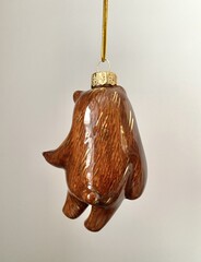 Ёлочная игрушка Медвежонок в тумане