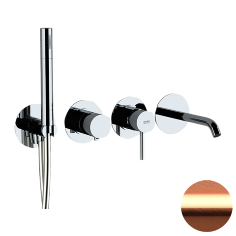 Remer X Style X96S03ROXXRP Смеситель для ванны, цвет: медь