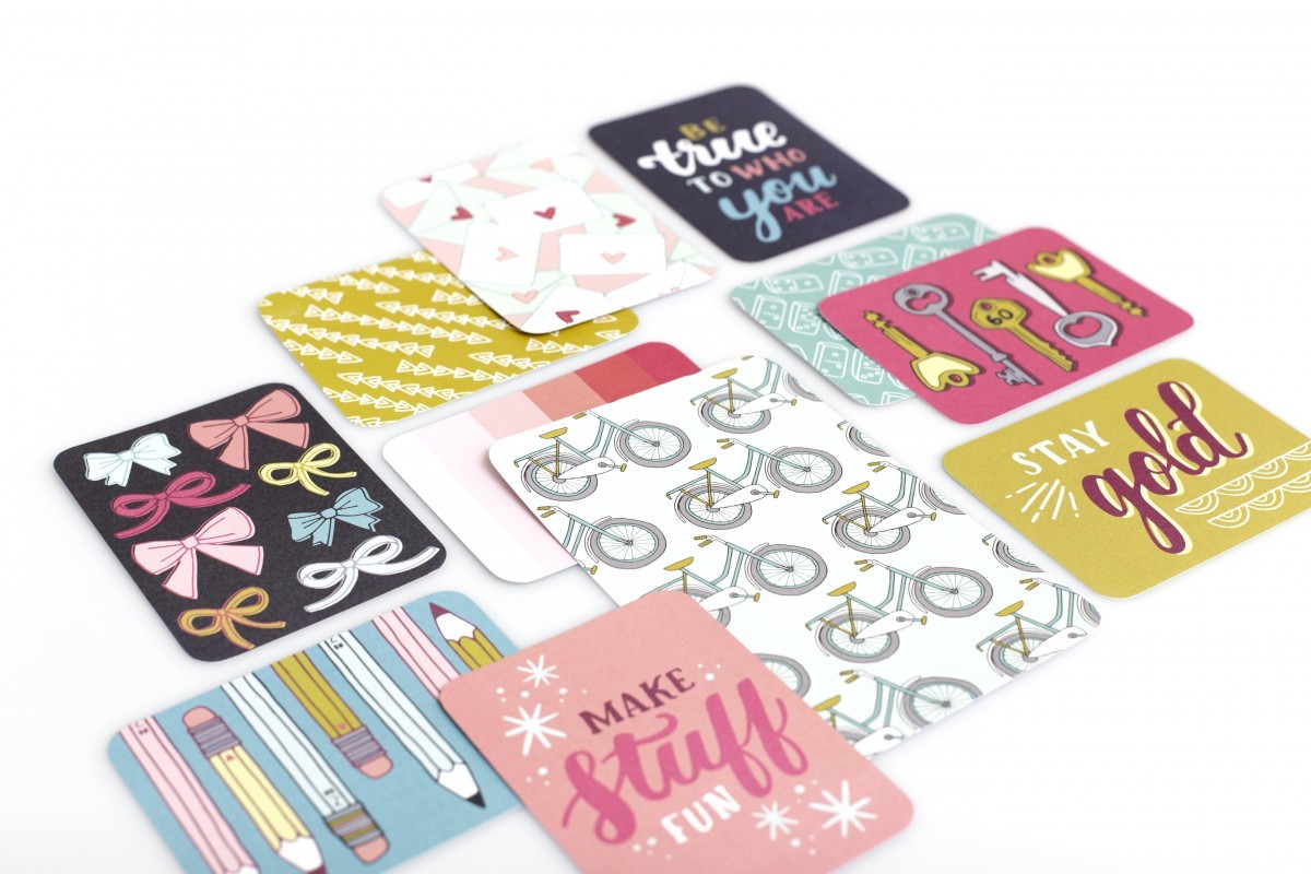 Комплект карточек для Project Life Core Kit Knick Knack  616шт