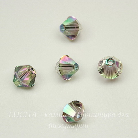 5328 Бусина - биконус Сваровски Crystal Paradise Shine 3 мм, 10 штук