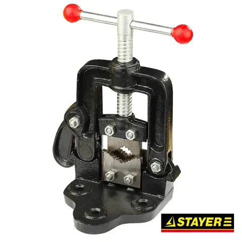 STAYER 3?, трубные откидные тиски, Professional (3262-2)