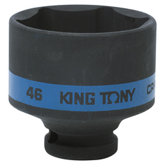 KING TONY (453546M) Головка торцевая ударная шестигранная 1/2", 46 мм