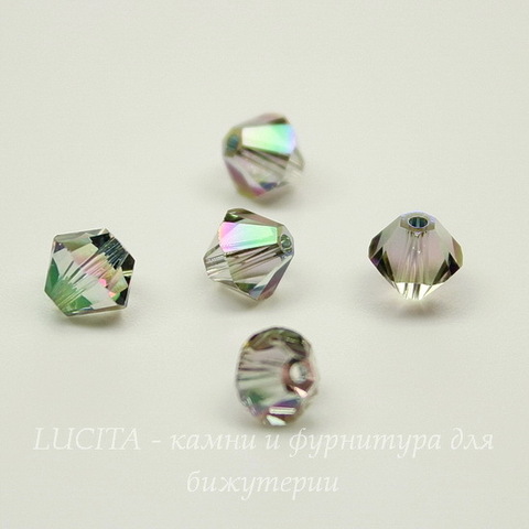5328 Бусина - биконус Сваровски Crystal Paradise Shine 3 мм, 10 штук