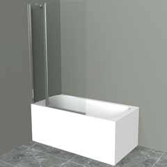 BelBagno Uno UNO-V-11-90/150-C-CR Душевая шторка на ванну, цвет: хром фото