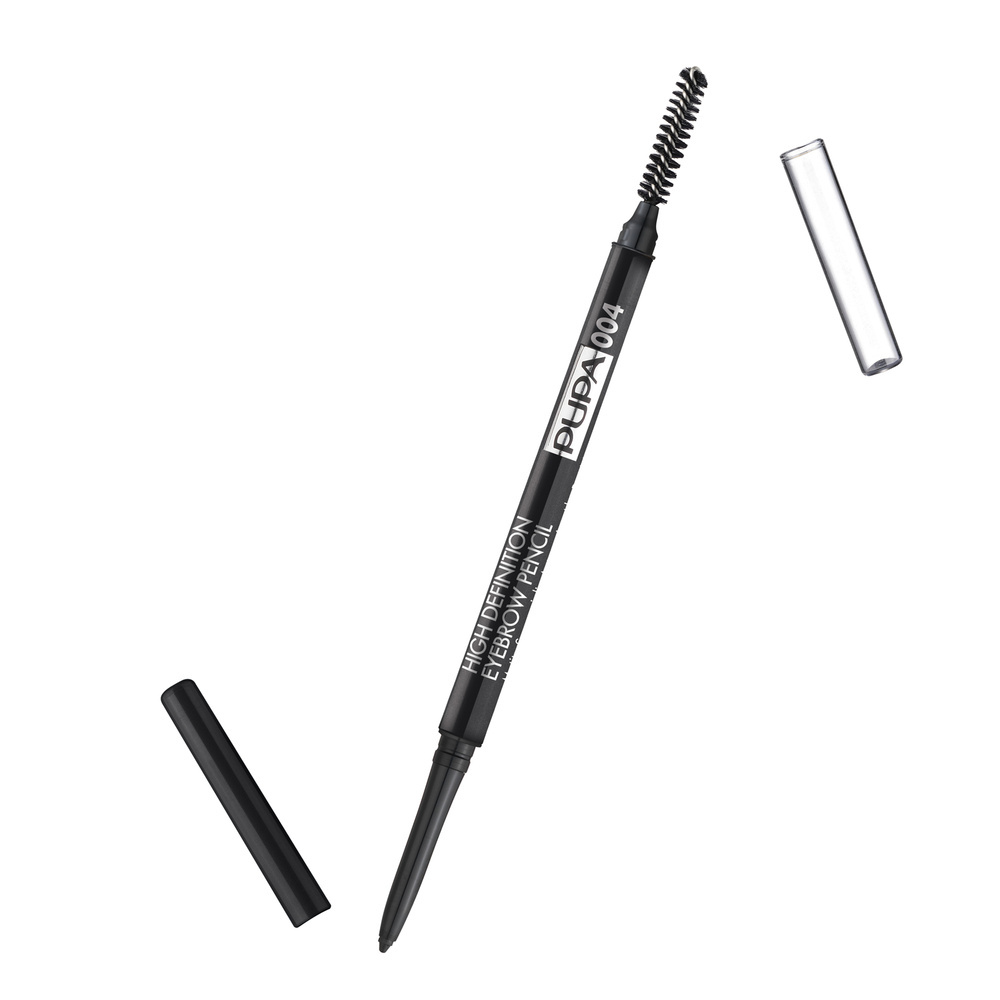 Карандаш для бровей High Definition Eyebrow Pensil №004, экстра-темный