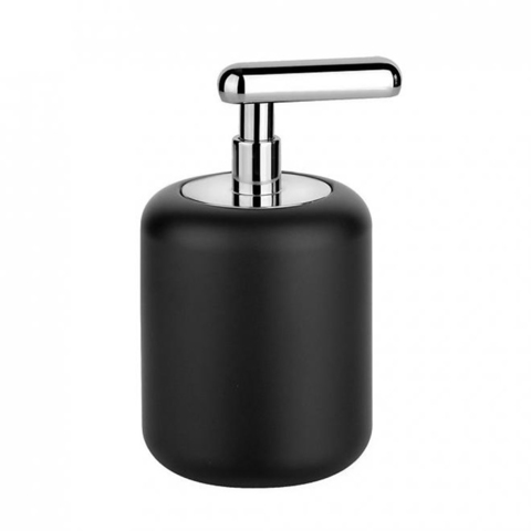 Gessi Goccia 38038#031 Дозатор для жидкого мыла настольный, цвет: хром/черный