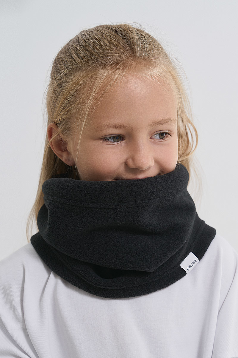 Шарф-труба из флиса Cool Zone black - 5