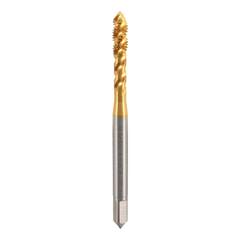 Метчик М 2,5х0,45 (Машинный, винт.) DIN371 HSSEPM-TiN 6h C/2-3P R45 50мм a=2,1 H-Tools 30130THT