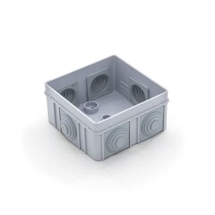 Коробка разветвительная для наружного монтажа, полистирол, 6 вводов, IP54, 85х85х40мм (Very) 89-0-187