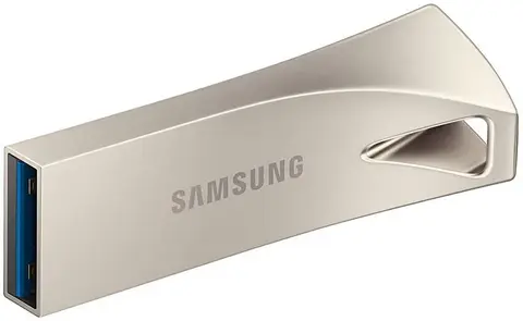 Флеш-накопитель Samsung BAR Plus MUF-128BE3/CN USB 3.2 Gen1 128GB silver (metal)