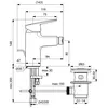 Ideal Standard Ceraplan BD278AA Смеситель для биде с металлическим донным клапаном