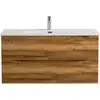 BelBagno MARINO-CER-MINI-1000-2C-SO-RR-P База под раковину подвесная с двумя выкатными ящиками, Rovere Rustico, 996x390x500