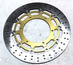 Диск тормозной передний на Yamaha MT01 2005-2006 г.в., золотой