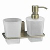 WasserKRAFT Exter K-5289 Держатель стакана и дозатора, цвет: бронза