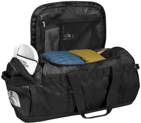 Картинка баул The North Face base camp duffel m Black-White - 8