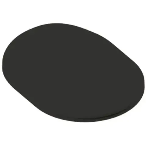 ArtCeram Chic CHA001 17 73 Сиденье для унитаза с микролифтом, цвет: черный матовый