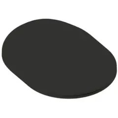 ArtCeram Chic CHA001 17 73 Сиденье для унитаза с микролифтом, цвет: черный матовый фото