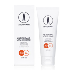 ANGIOPHARM Антиоксидантная маска с витаминами А В С, 75 мл
