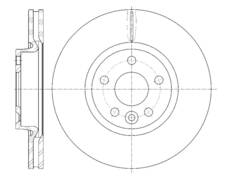 Диск тормозной вентилируемый G-brake  GR-20484