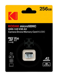 Карта памяти Kodak KU390 Drone Memory 256GB microSDXC UHS-I U3 V30 A2, R/W 160/140 МБ/с