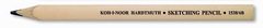 Карандаш чернографитный KOH-I-NOOR для скетчинга неокрашенный плоский 1538,6B