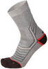 Носки средней высоты Mico Odor Zero X-Static Trek серые - 1