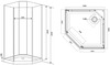 Timo Premium ILMA701 Душевая кабина 100x100