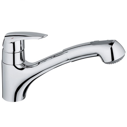 GROHE Eurodisc 32257001 Смеситель для мойки с выдвижным изливом