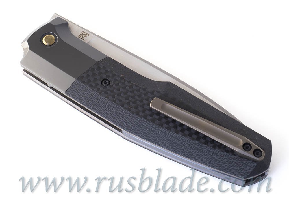 CKF/Philippe Jourget collab FIF23 knife (M390, Ti, Zirc, CF) - фотография 