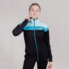 Детская лыжная куртка Nordski Jr Drive black-mint - 1