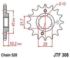 Звезда ведущая JTF308 16