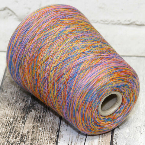 Меринос Missoni 2/60 желто-синий, секционный