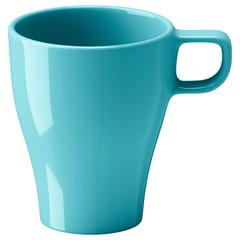 Кружка IKEA FARGRIK (ФЭРГРИК), Бирюзовый, 250 мл