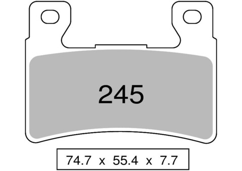 Колодки дискового тормоза Trofeo Sintered 245  (LMP334, FDB2114)