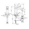 Ideal Standard Tonic II A6326AA Смеситель для раковины однорычажный с донным клапаном