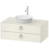Duravit White Tulip 236243 00 79 Раковина чаша D430 мм, шлифованная, без перелива,, цвет: белый