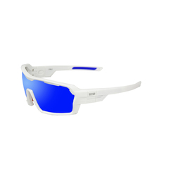 Спортивные очки OCEAN Chameleon Matt White / Revo Blue Polarized lenses
