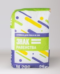 Стяжка для пола Знак Равенства М-200, 25 кг
