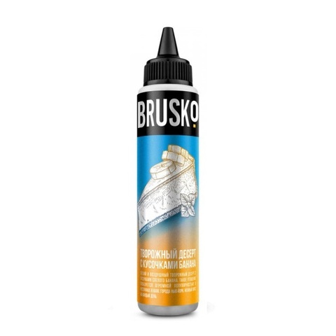 Жидкость BRUSKO Salt 0% 60 ml - Творожный десерт с кусочками банана