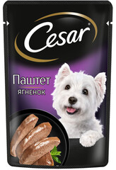Cesar пауч для собак паштет (ягненок) 80г
