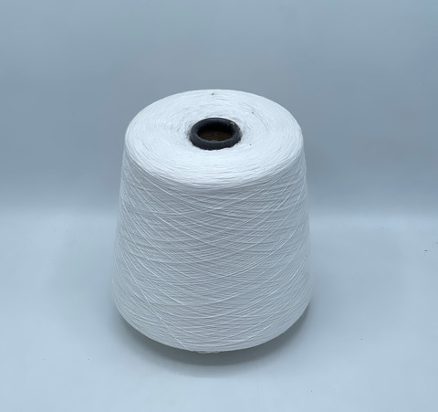 Бобинная пряжа,Cotton combed, 2540м. 100%Хлопок, Белый(691), 40826