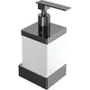 Boheme 10727-SGM Диспенсер настенный Qubic Shine Gun Metal