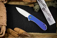 Нож Civivi Elementum C907F сталь D2 Satin Finished рукоять Blue G10
