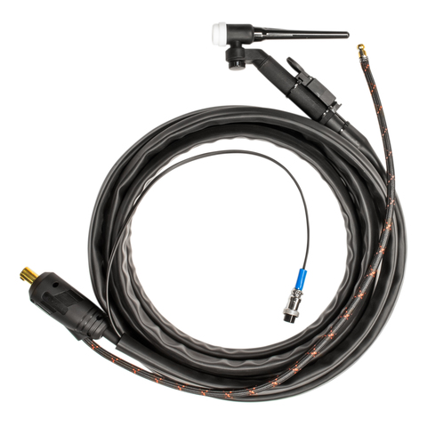 Горелка TIG 17 STORK профессиональная 140A(35%) 50MMQ ,2pin, газ б/р, 4m