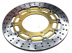 Диск тормозной передний на Yamaha MT01 2005-2006 г.в., золотой