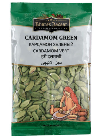 Кардамон зеленый, 50 г Bharat Bazaar